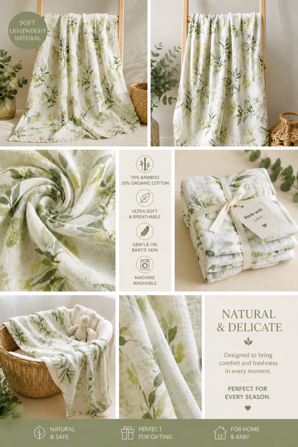 Baby Muslin Blankets