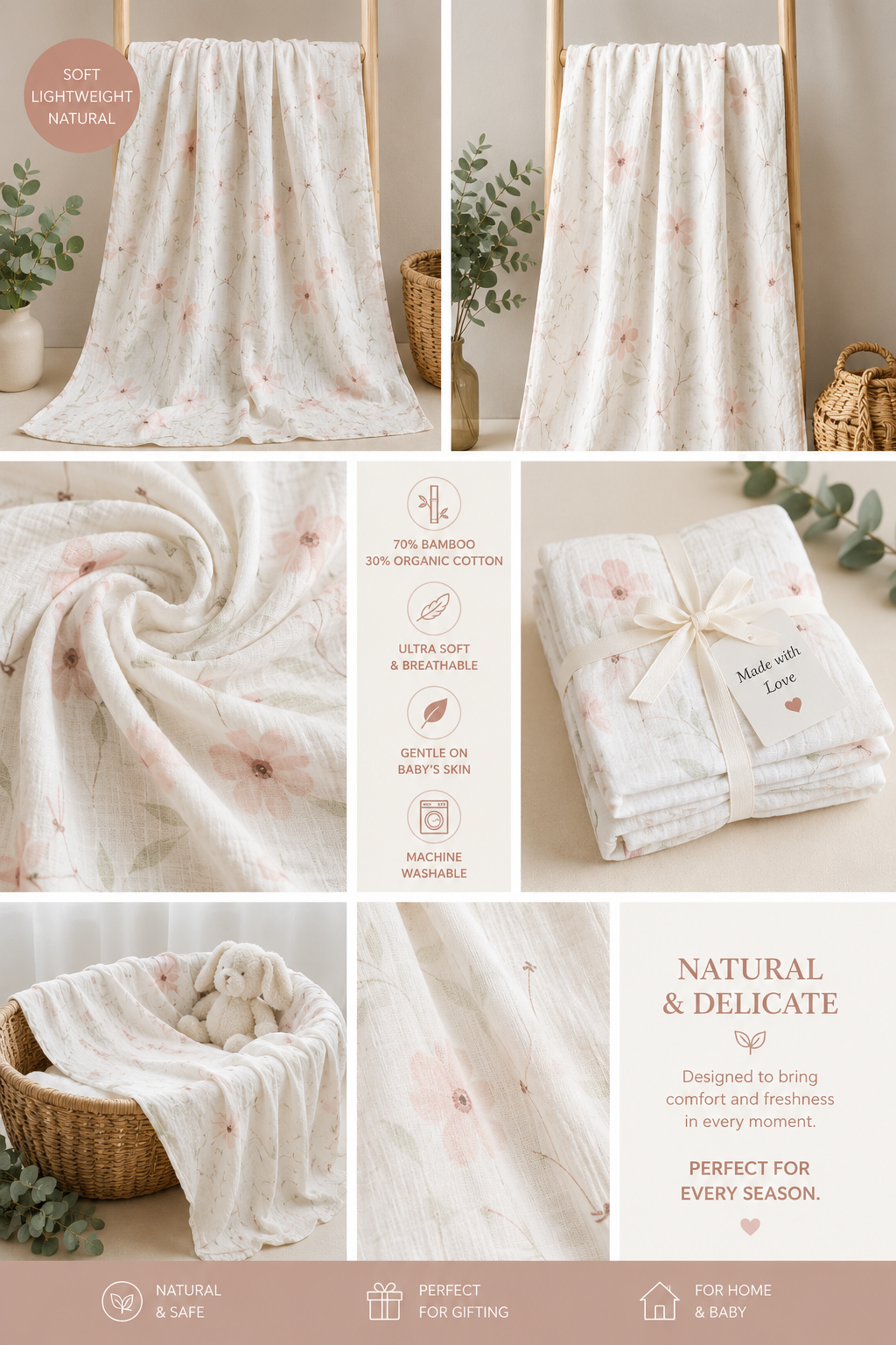 Baby Muslin Blankets